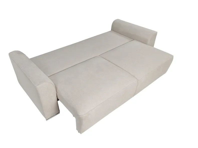 BRW Трехместный диван-кровать Lora с ящиком для хранения бежевый SO3-LORA-LX_3DL-GA_BBDDED фото №6