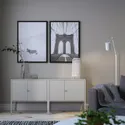 IKEA LIXHULT ЛІКСХУЛЬТ, комбінація шаф, сірий, 120x35x57 см 192.791.77 фото thumb №9