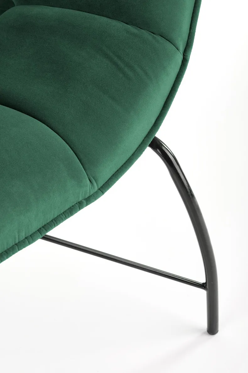 Крісло м'яке HALMAR BELTON темно-зелений (1шт=1шт) фото №4