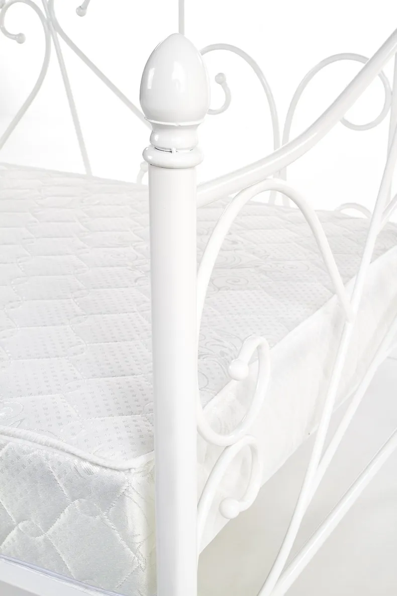 Ліжко односпальне HALMAR SUMATRA 90x200 см біле фото №9