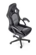 Кресло компьютерное HALMAR BERKEL, черный/серый фото thumb №10
