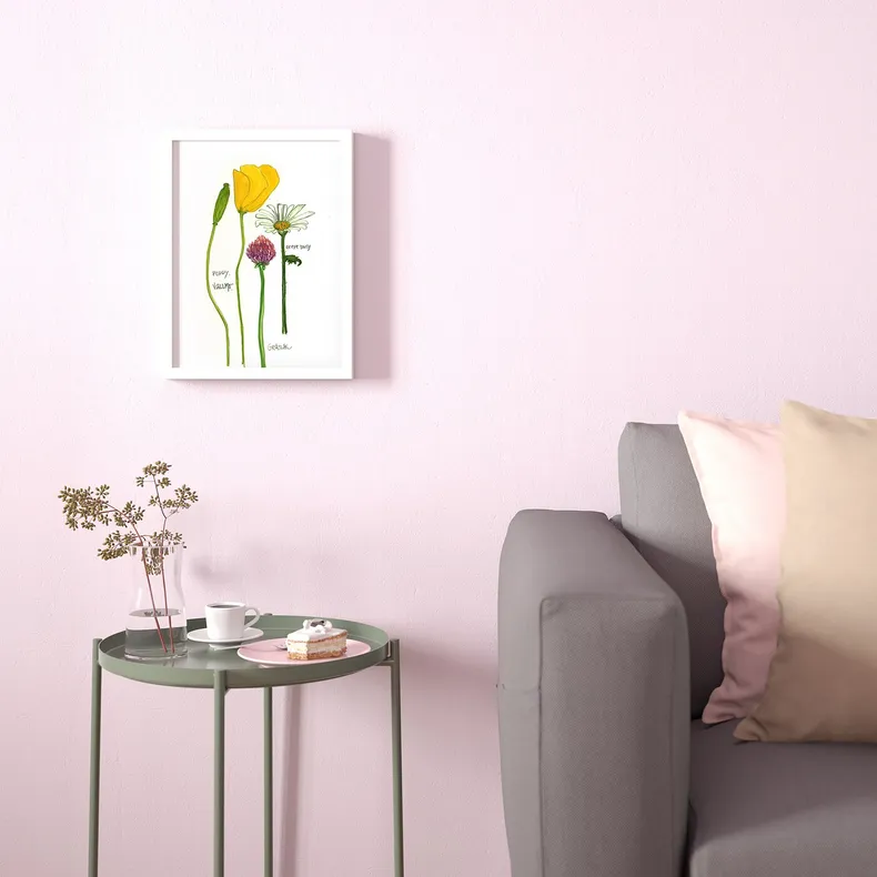 IKEA BILD БІЛЬД, постер, Цвітіння квітів II, 30x40 см 504.361.13 фото №3