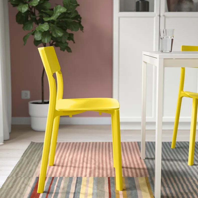 IKEA JANINGE ЯН-ИНГЕ, стул, желтый 602.460.80 фото №5