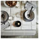 IKEA STRIMMIG СТРИММИГ, тарелка десертная, керамогранит серый, 21 см 405.056.49 фото thumb №4