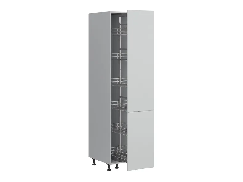 Кухонный шкаф BRW Top Line высотой 40 см с корзиной для груза светло-серый матовый, греноловый серый/светло-серый матовый TV_DC_40/207_CC-SZG/BRW0014 фото №3