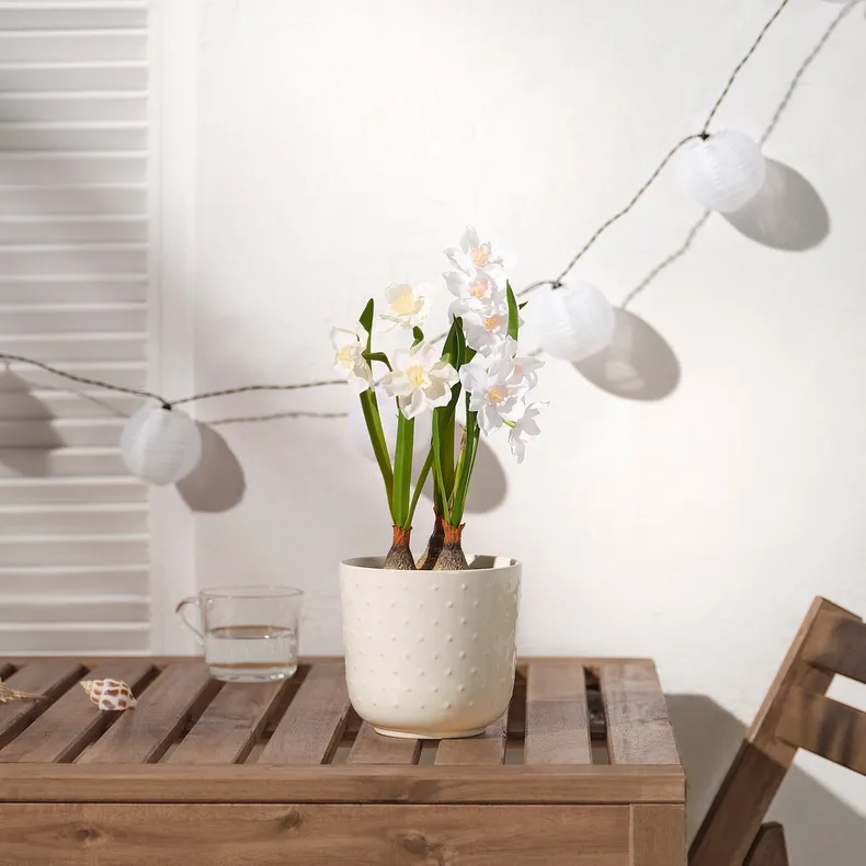 IKEA FEJKA ФЕЙКА, штучна рослина в горщику, внутрішній / зовнішній / білий подружжя, 12 см 305.716.87 фото №4