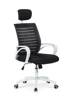 Кресло компьютерное офисное вращающееся HALMAR SOCKET черный-белый фото
