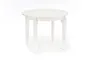 Обідній стіл розкладний HALMAR SORBUS 100-200x100 см, білий фото