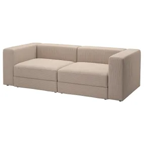 IKEA JÄTTEBO ЭТТЕБО, 3-местный модульный диван, Самсала серо-бежевый 494.851.33 фото