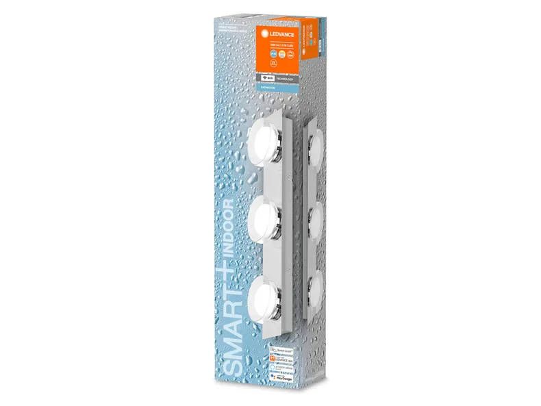 BRW Розумний Wifi настінний світильник для ванної кімнати Orbis LED сталь срібло 085964 фото №2