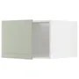 IKEA METOD МЕТОД, верхня шафа для холодильн / мороз кам, білий / Стенсунд світло-зелений, 60x40 см 894.876.20 фото