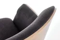 М'яке крісло HALMAR CHILLOUT сірий / натуральний дуб / чорний фото thumb №8