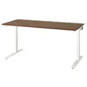IKEA MITTZON МІТТЗОН, письмовий стіл, білий горіх, 160x80 см 695.291.26 фото thumb №1