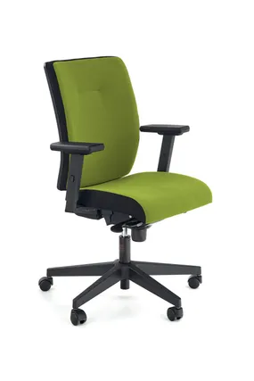 Кресло компьютерное офисное вращающееся HALMAR POP, черный/зеленый фото
