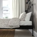 IKEA SAGSTUA САГСТУА, каркас кровати, черный / Линдбоден, 140x200 см 694.950.27 фото thumb №6