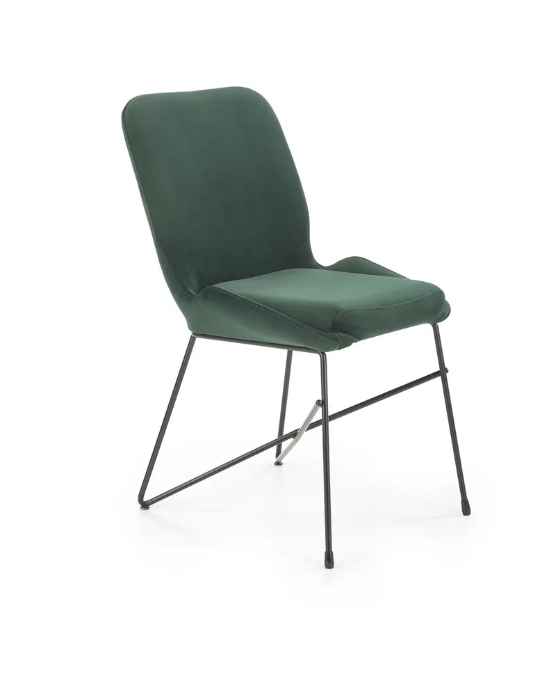 Кухонний стілець HALMAR K454 темно-зелений фото №1