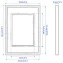 IKEA RÖDALM РЕДАЛЬМ, рамка, імітація берези, 21x30 см 205.488.81 фото thumb №7