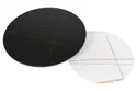 Комплект из 2-х журнальных столиков SIGNAL FERRANTE C, белый мрамор / черный матовый, 80x80 фото thumb №5