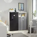 IKEA SMÅSTAD СМОСТАД / PLATSA ПЛАТСА, шафа, білий смужка / чорний / білий антрацит, 120x42x123 см 995.499.48 фото thumb №2