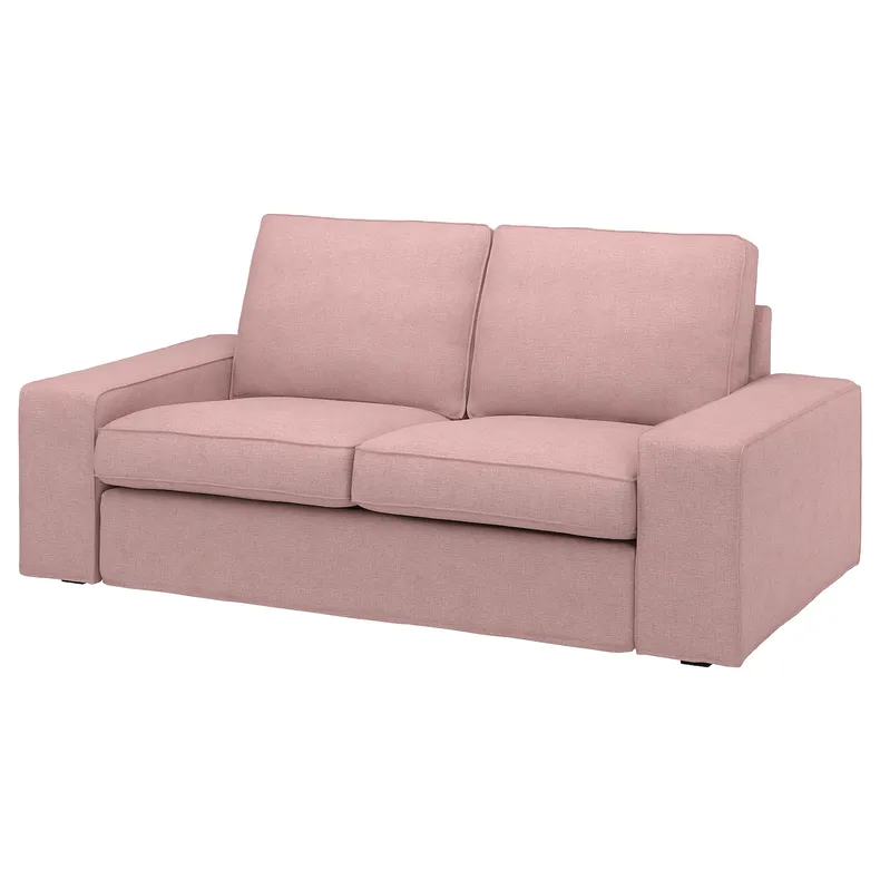IKEA KIVIK КІВІК, чохол для 2-місного дивана, Гарматний світло-рожевий 905.171.88 фото №1