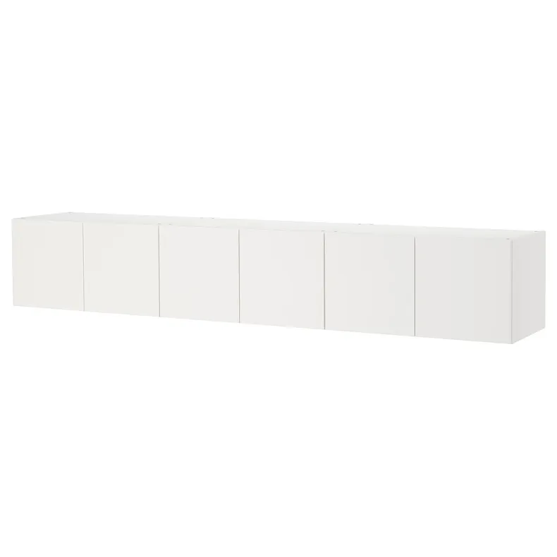 IKEA PLATSA ПЛАТСА, модуль для зберігання, білий / ФОННЕС білий, 240x42x40 см 893.253.74 фото №1