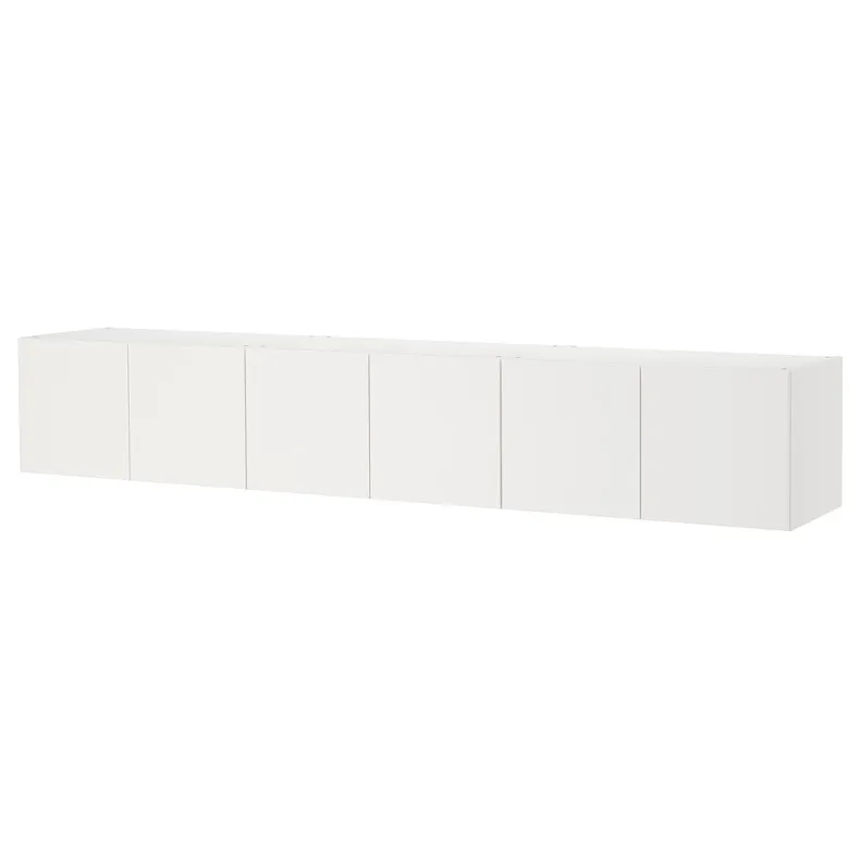 IKEA PLATSA ПЛАТСА, настенный модуль для хранения, белый / фонен белый, 240x42x40 см 893.253.74 фото №1