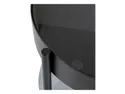 Столик круглый BRW Rosen, 40,5 см, черный/прозрачный BLACK фото thumb №3