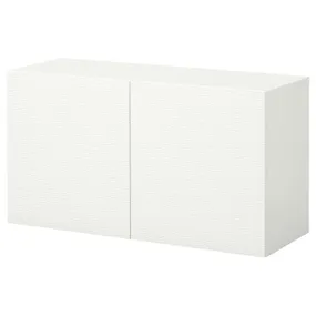 IKEA BESTÅ БЕСТО, комбинация настенных шкафов, белый / Лаксвикен, 120x42x64 см 294.408.24 фото