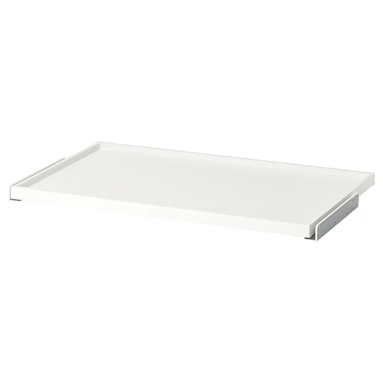 IKEA KOMPLEMENT КОМПЛЕМЕНТ, висувна полиця, білий, 100x58 см 702.463.86 фото №1