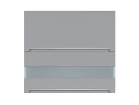 BRW Верхний кухонный шкаф Iris 80 см с откидным дисплеем ferro FB_G2O_80/72_OV/O-SZG/FER фото