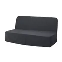 IKEA NYHAMN НІХАМН, 3-місний диван-ліжко, матрац з блоком незалежних пружин НАГГЕН / темно-сірий 795.169.82 фото thumb №1