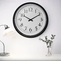 IKEA BRAVUR БРАВУР, настінний годинник, низьковольтний / чорний 605.404.73 фото thumb №2