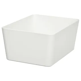 IKEA KUGGIS КУГГІС, коробка, білий, 13x18x8 см 605.685.46 фото