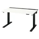 IKEA MITTZON МІТТЗОН, стіл регульований, електричний білий / чорний, 120x80 см 595.275.52 фото thumb №2