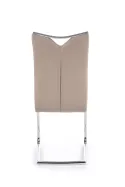 Кухонний стілець HALMAR K224 капучино, хром фото thumb №6