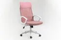 Стілець офісний обертовий SIGNAL Q-026, рожевий / білий фото thumb №24