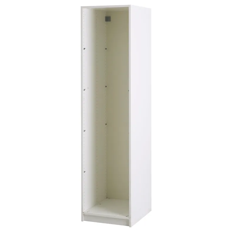 IKEA PAX ПАКС / BERGSBO БЕРГСБУ, гардероб с 1 дверью, белый / белый, 50x60x236 см 299.046.30 фото №2