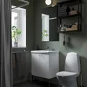 IKEA ENHET ЕНХЕТ, ванна, антрацит/білий, 64x43x87 см 795.477.71 фото thumb №3