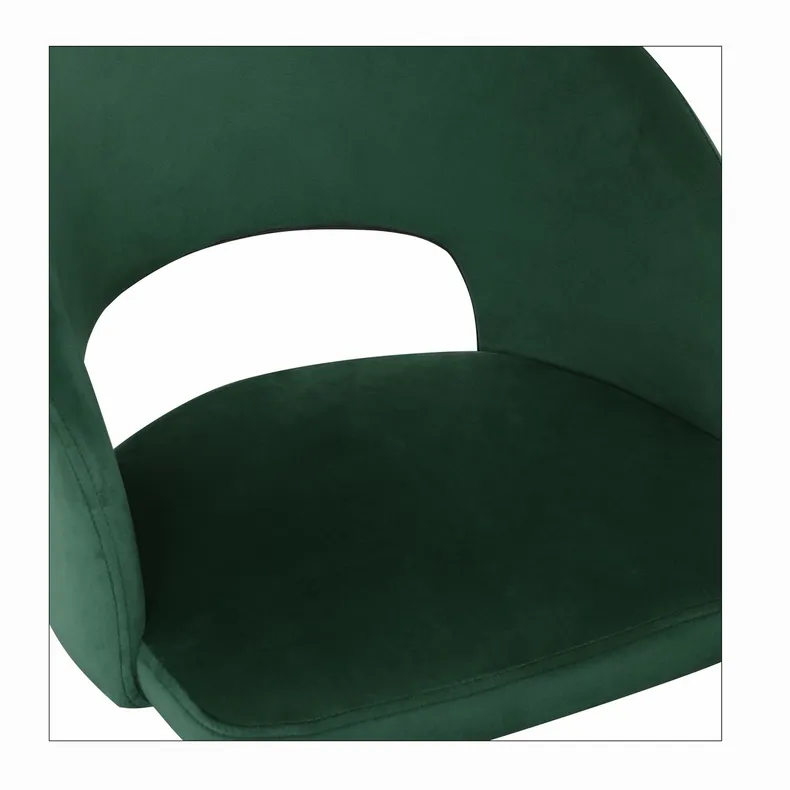Кухонний стілець HALMAR K455 темно-зелений фото №6