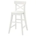 IKEA INGOLF ИНГОЛЬФ, детский стул, белый 901.464.56 фото thumb №1