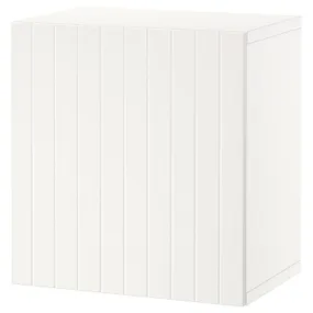 IKEA BESTÅ БЕСТО, секція полиць із дверцятами, білий/Суттервікен білий, 60x42x64 см 294.250.03 фото