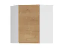 BRW Угловой верхний кухонный шкаф Sole 60 см правый дуб арлингтон, альпийский белый/арлингтонский дуб FH_GNWU_60/72_P-BAL/DAANO фото thumb №1