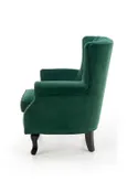 Крісло м'яке HALMAR TITAN темно-зелене фото thumb №3
