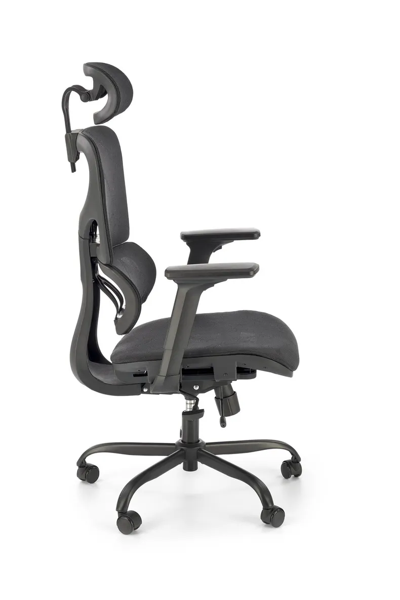 Крісло комп'ютерне офісне обертове HALMAR GOTARD чорний фото №5