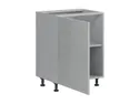 BRW Базовый шкаф Top Line для кухни 60 см левый серый глянец, серый гранола/серый глянец TV_D_60/82_L-SZG/SP фото thumb №3