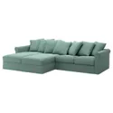 IKEA GRÖNLID ГРЕНЛІД, 4-місний диван із кушетками, ЛЬЙУНГЕН світло-зелений 194.088.48 фото thumb №1