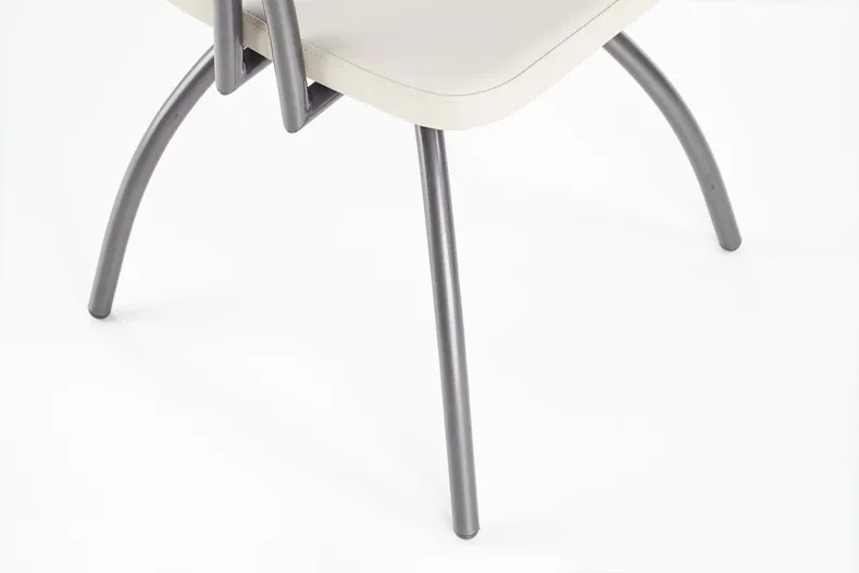 Кухонный стул HALMAR K298 светло-серый/графит фото №8