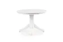 Обідній стіл HALMAR GLOSTER 106x106 см білий фото thumb №2