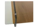 Стіл BRW Lerin, 80х80 см, коричневий/чорний/прозорий BROWN фото thumb №3