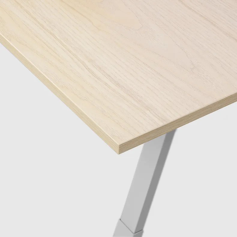 IKEA UTESPELARE УТЕСПЕЛАРЕ, геймерский стол, имитация пепла / серый, 160x80 см 105.715.32 фото №9